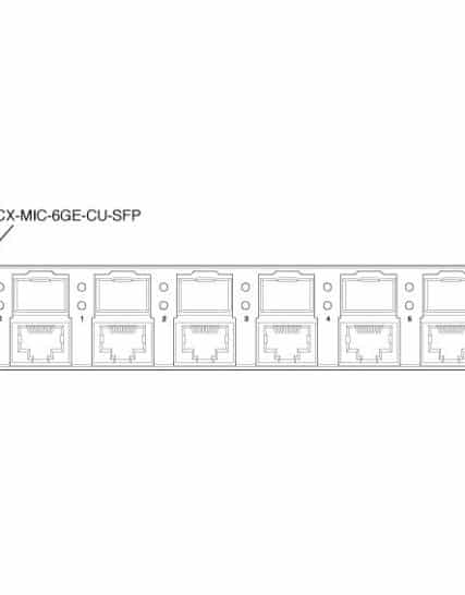 Juniper Networks - ACX-MIC-6GE-CU-SFP