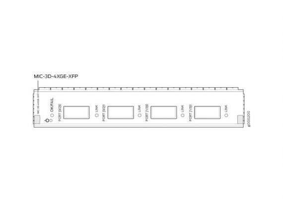 Juniper Networks MX Series - MIC-3D-4XGE-XFP