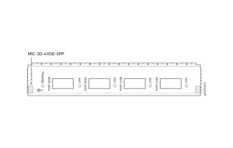 Juniper Networks MX Series - MIC-3D-4XGE-XFP