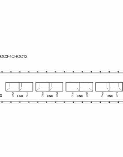 Juniper Networks Clear-Channel Multiservice Interface MIC - MIC-3D-8CHOC3-4CHOC12