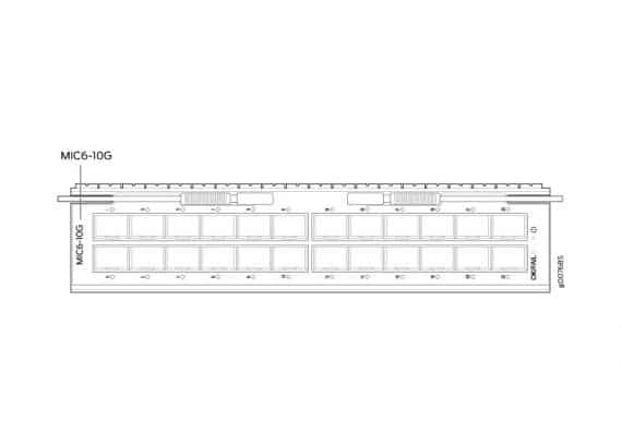 Juniper Networks - Module d'extension - MIC6-10G