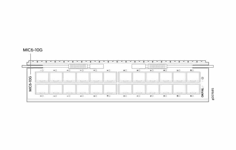 Juniper Networks - Module d'extension - MIC6-10G