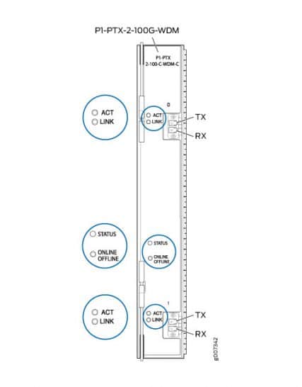 Juniper Networks - P1-PTX-2-100G-WDM